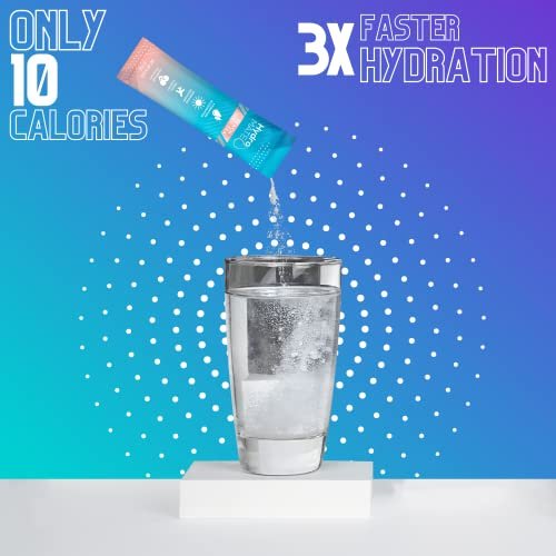 HydroMATE Elektrolytpulver Beutel – Kurbhydratations-Beschleuniger mit Vitamin C, 16 Sticks