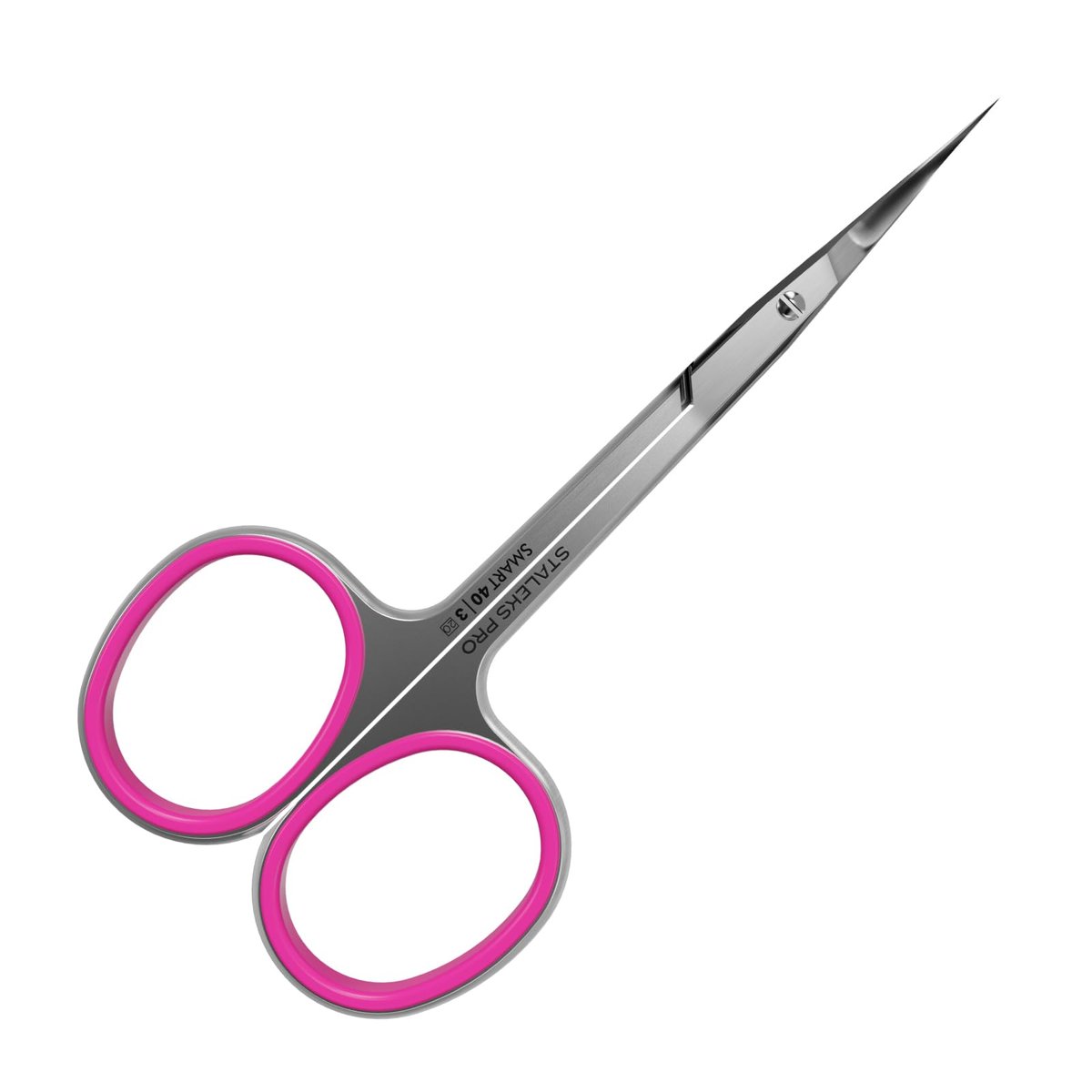 Staleks Professional Nagelhautschere – Maniküreschere, Edelstahl, extra feine gebogene Klingen Smart 40 Typ 3 SS-40/3
