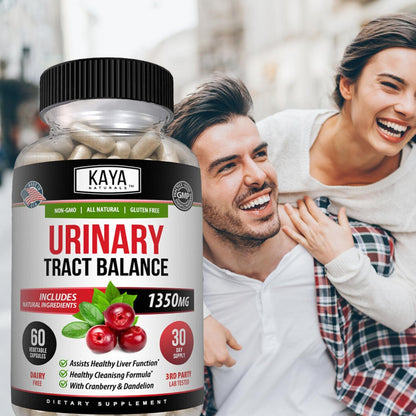Kaya Naturals D-Mannose – Harnwegs-Cleanse & Blasengesundheit mit Cranberry, Hibiskus & Löwenzahnwurzel – 60 vegane Kapseln