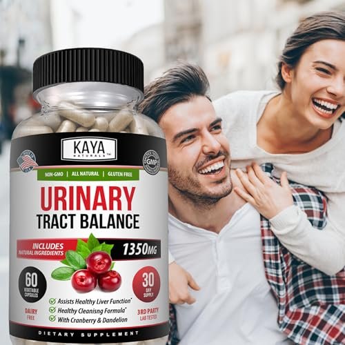 Kaya Naturals D-Mannose – Harnwegs-Cleanse & Blasengesundheit mit Cranberry, Hibiskus & Löwenzahnwurzel – 60 vegane Kapseln