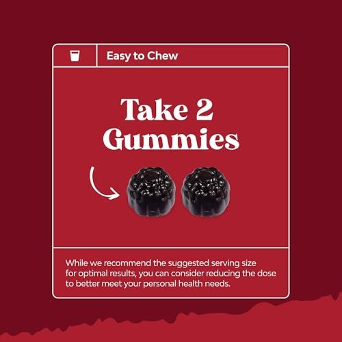 Natürliche Cranberry Gummis für Frauen und Männer – Extra starke, leckere Antioxidantien für die Gesundheit der Harnwege – Nieren- & Blasenunterstützung mit Immunstärkung – Vegan & Glutenfrei – 60 Stück