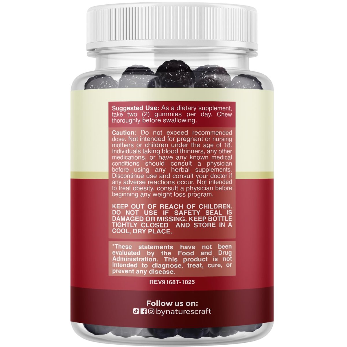 Natürliche Cranberry Gummis für Frauen und Männer – Extra starke, leckere Antioxidantien für die Gesundheit der Harnwege – Nieren- & Blasenunterstützung mit Immunstärkung – Vegan & Glutenfrei – 60 Stück