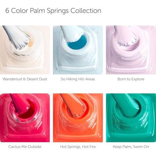 Nailtural Origin Lang anhaltender Nagellack Hot Springs, Hot Fire, Korallenorange, splitterfest, tierversuchsfrei, vegan, pflanzlich, 7 Tage Halt, nachhaltig, ungiftig, 0,37 Fl Oz