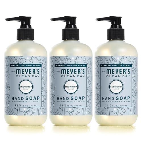MRS. MEYER'S CLEAN DAY Handseife mit ätherischen Ölen, Schneeglöckchen, 12,5 fl. Oz (3er-Pack)