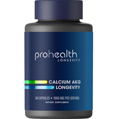 ProHealth Ca AKG Supplement (Alpha-Ketoglutarat) – 1.000 mg pro Portion, 60 Kapseln – Unterstützt den Stoffwechsel und gesunde Alterungsprozesse