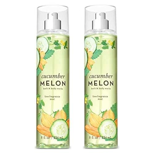 Bath and Body Works Cucumber Melon Fine Fragrance Mists 2er-Pack 8 oz (Cucumber Melon)