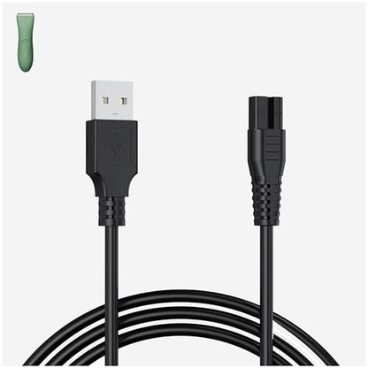 MEROM Ladekabel kompatibel mit Meridian Grooming Elektrorasierer Trimmer Ersatz-Ladekabel für Meridian Stromkabel-Adapter