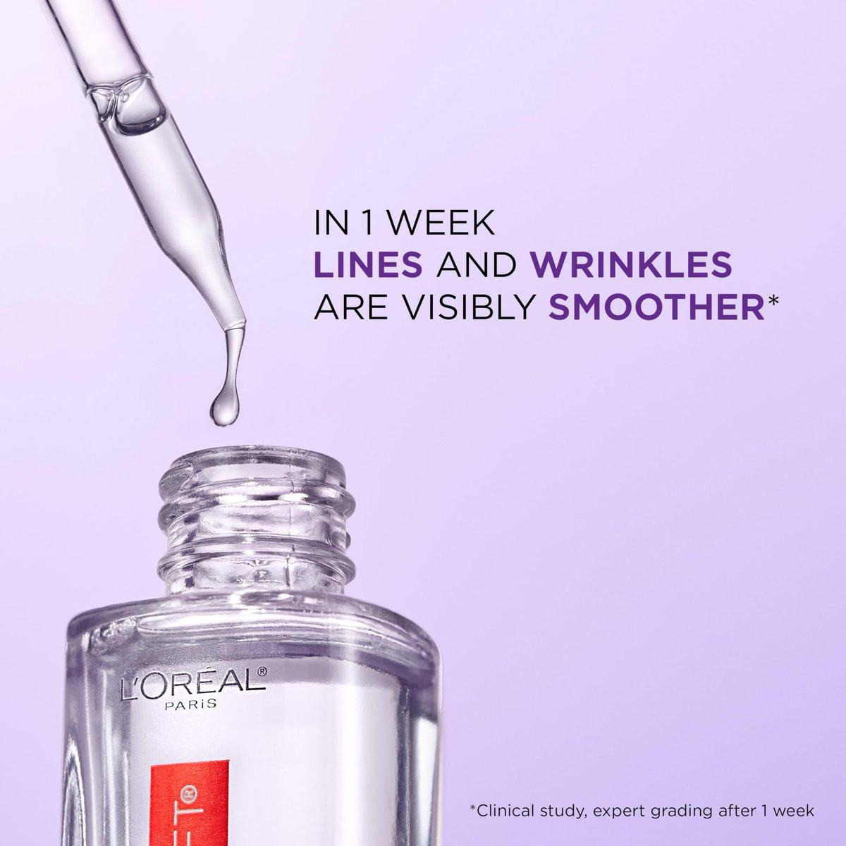 L'Oreal Paris Revitalift 1,5% Reine Hyaluronsäure Gesichtsserum + 0,3% Reines Retinol Nacht Serum, Set (2 x 30 ml)