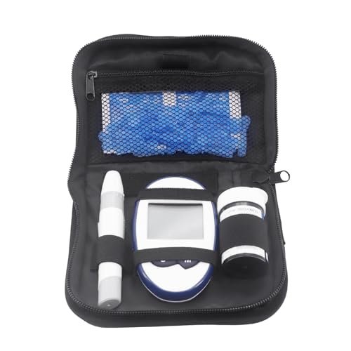 Hooshion Diabetes Travel Case – Diabetiker-Organizer-Aufbewahrungstasche für Blutzuckermessgerät und Zubehör