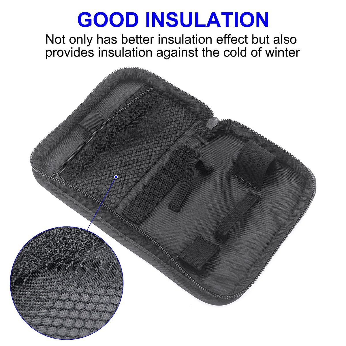 Hooshion Diabetes Travel Case – Diabetiker-Organizer-Aufbewahrungstasche für Blutzuckermessgerät und Zubehör