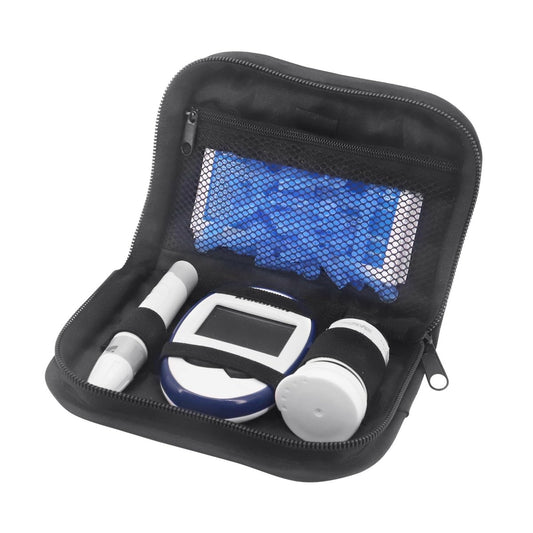 Hooshion Diabetes Travel Case – Diabetiker-Organizer-Aufbewahrungstasche für Blutzuckermessgerät und Zubehör