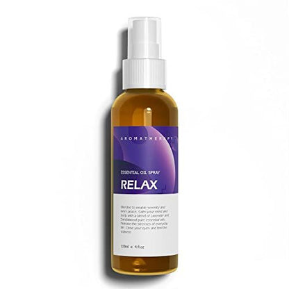 Benatu Lavendel-Sandelholz Ätherisches Öl Spray für Körper und Haare, 4 fl oz – Mehrzweck-Naturduft Aromatherapie Raumspray für Kissen, Stoffe, Bettwäsche, Auto