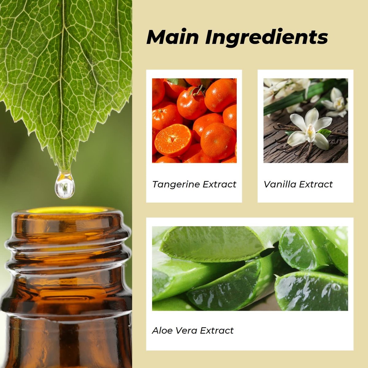 Benatu Citrus Vanilla Bio-Öl-Mischungsspray für Körper und Haar, Mehrzweck-Natural-Uplift-Duft-Aromatherapie-Raum- und Wäschespray für Bettwäsche, Kissen, Stoff, Auto 118 ml