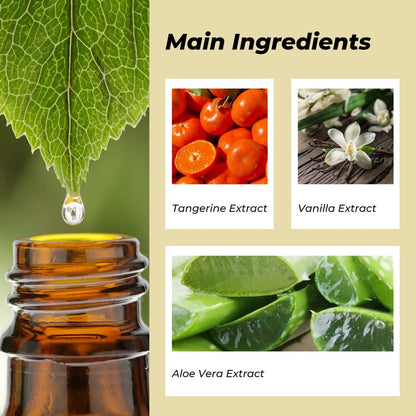 Benatu Citrus Vanilla Bio-Öl-Mischungsspray für Körper und Haar, Mehrzweck-Natural-Uplift-Duft-Aromatherapie-Raum- und Wäschespray für Bettwäsche, Kissen, Stoff, Auto 118 ml
