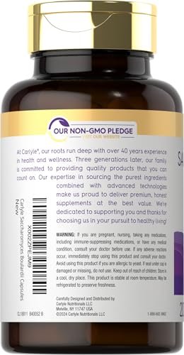 Carlyle Saccharomyces Boulardii Probiotika & Präbiotika | 10 Milliarden KBE | 200 Kapseln | XXL-Vorteilspackung | Non-GMO, Glutenfrei