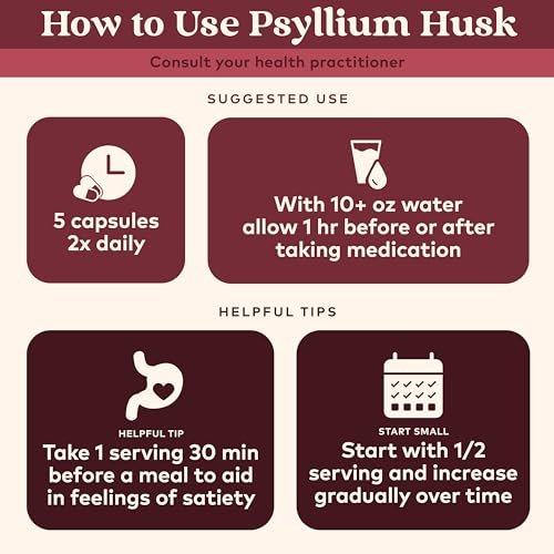 ORGANIC INDIA Psyllium Husk Kapseln – Ballaststoff Ergänzung, Gesunde Verdauung – Vegan, Keto geeignet, Glutenfrei, USDA Bio, Nicht-GVO, Lösliche & Unlösliche Ballaststoffe – 180 Kapseln