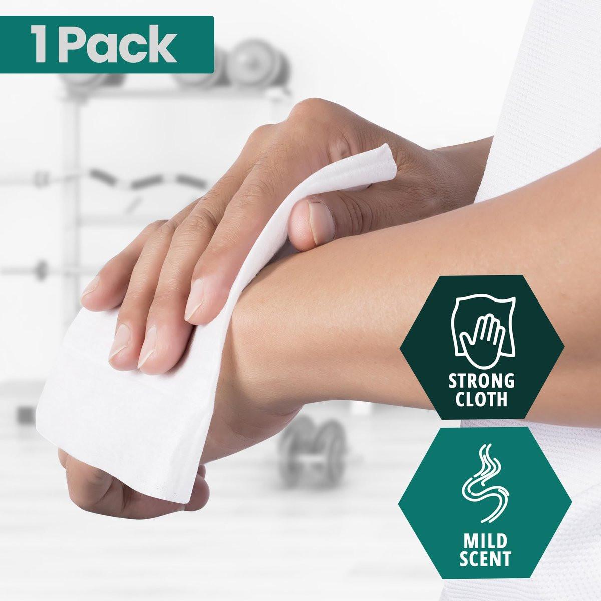 MED PRIDE Einweg-Feuchttücher XL 8" x 12" Packung mit 80 - Erwachsenen-Feuchttücher für empfindliche Haut - Extra weiche Inkontinenztücher