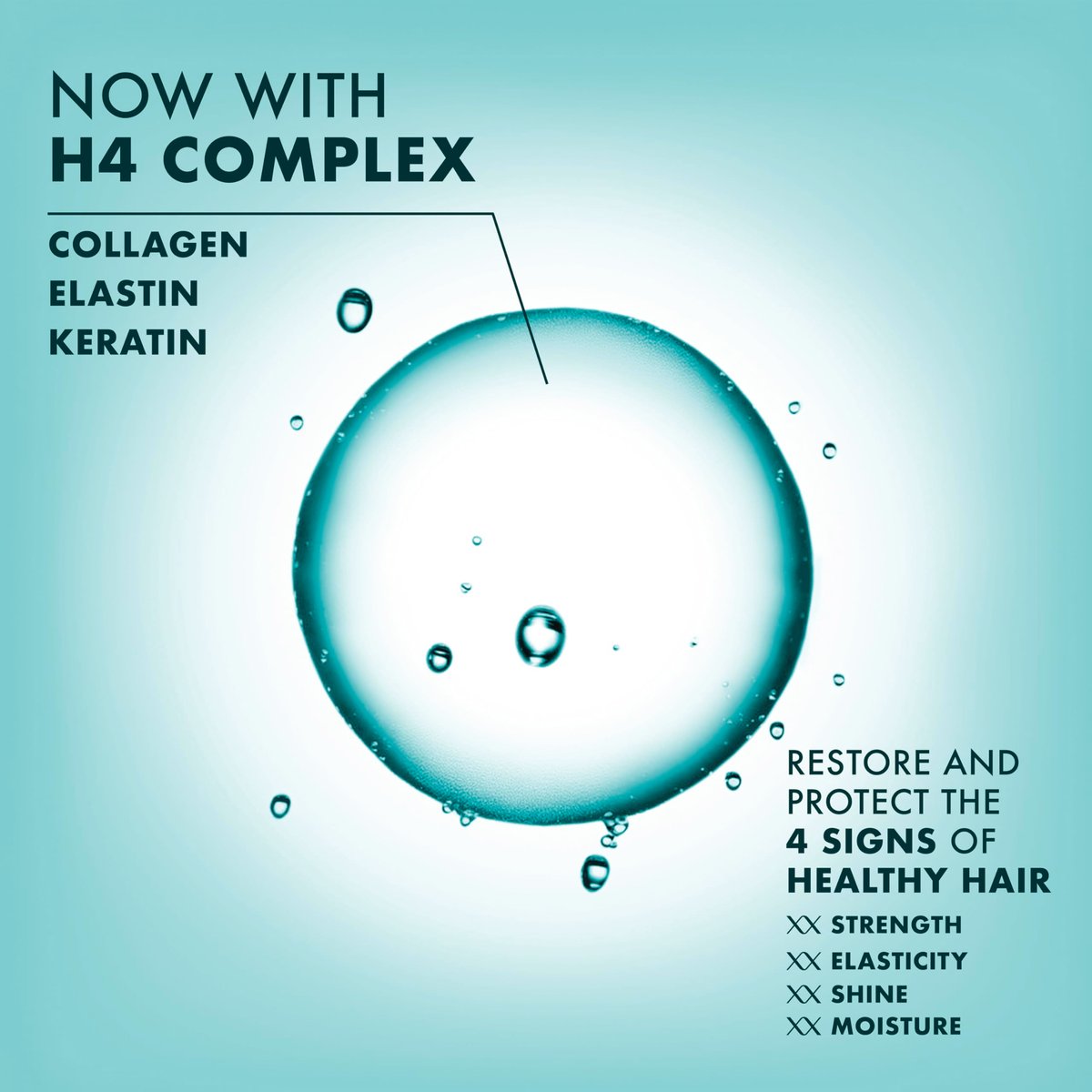 Nexxus Ultralight Smooth Glättendes Shampoo für krauses Haar mit Frizz Deflector Technologie und Biomimetic 18-MEA, 400 ml