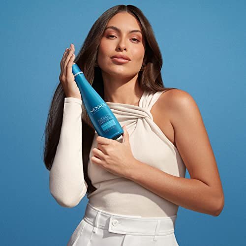Nexxus Ultralight Smooth Glättendes Shampoo für krauses Haar mit Frizz Deflector Technologie und Biomimetic 18-MEA, 400 ml