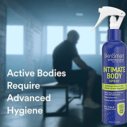 SkinSmart Antimicrobial Intimspray für Männer – Hypochlorous Shower in a Bottle, 8 oz – Beseitigt Bakterien, die Juckreiz und schlechte Gerüche verursachen