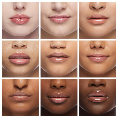 Ruby Kisses Broadway Vita-Lip Clear Lip Gloss (10er Pack) – Ultra-feuchtigkeitsspendender & pflegender Lippenglanz mit Vitaminen, hochglänzend & nicht klebend, in den Sorten Minze, Hagebutte, Kokosnuss, Mango, Argan, Honig, Shea