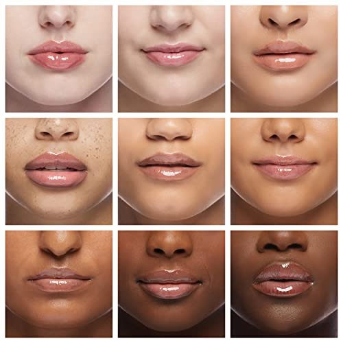 Ruby Kisses Broadway Vita-Lip Clear Lip Gloss (10er Pack) – Ultra-feuchtigkeitsspendender & pflegender Lippenglanz mit Vitaminen, hochglänzend & nicht klebend, in den Sorten Minze, Hagebutte, Kokosnuss, Mango, Argan, Honig, Shea