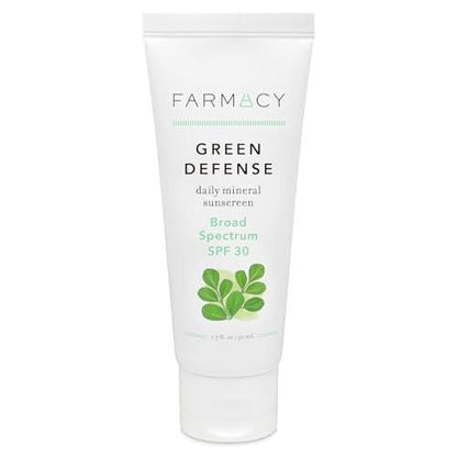 Farmacy Mineralischer Gesichtssonnenschutz SPF 30 – Zinkoxid-Sonnenschutz für das Gesicht – Täglicher mineralischer Lichtschutz für empfindliche Haut – Zieht schnell ein + hinterlässt keinen weißen Schimmer (50 ml)