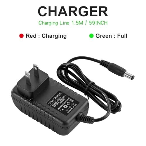 YDRANT Massage Gun Charger 24V ~ 25.2V 1A Netzteil für Massagepistolen