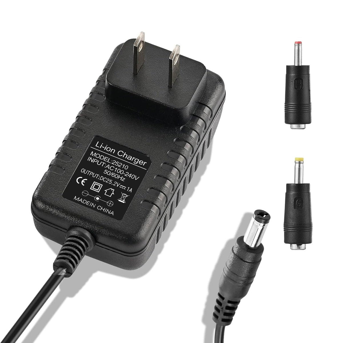YDRANT Massage Gun Charger 24V ~ 25.2V 1A Netzteil für Massagepistolen