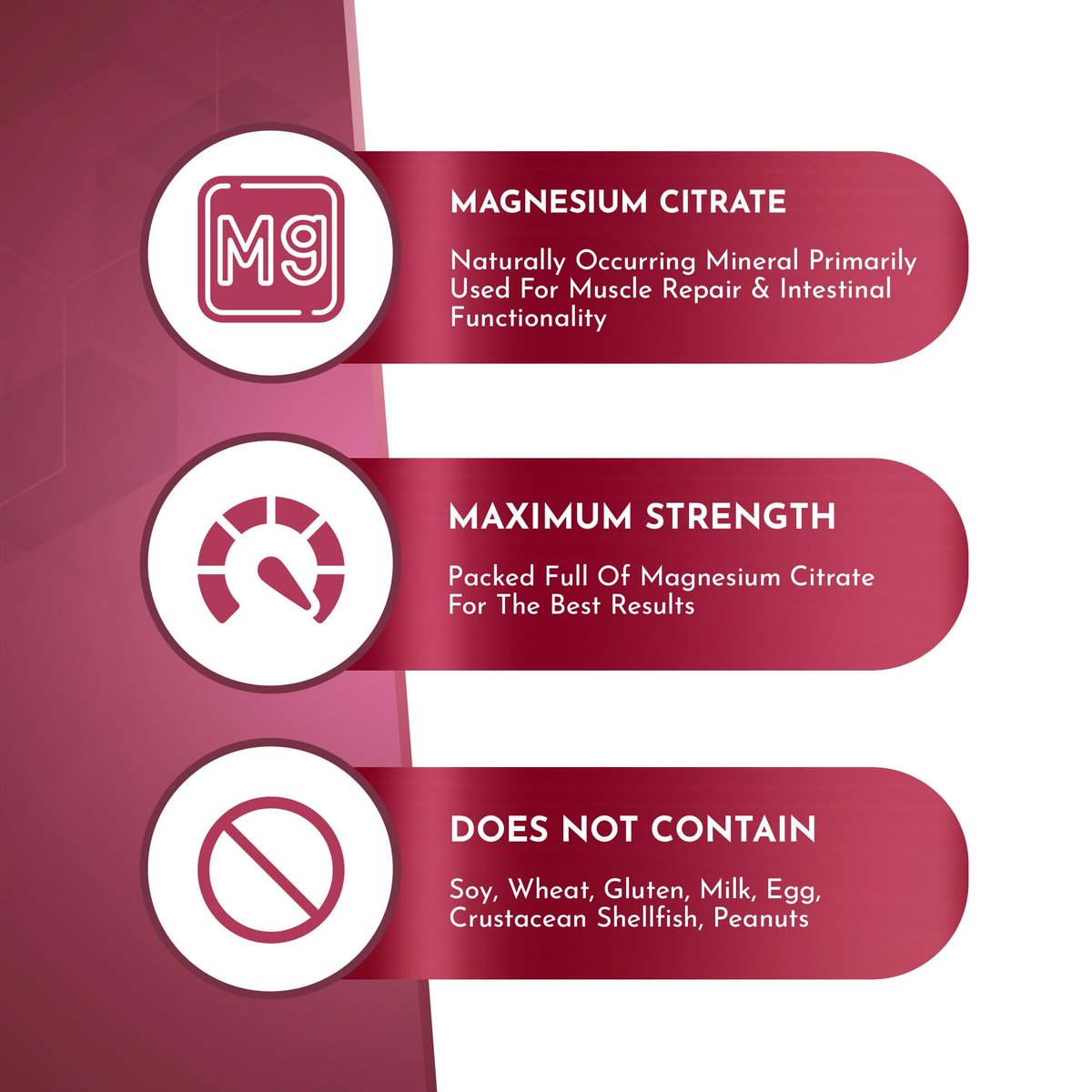 Atlantis Nutrition Magnesium Citrate Gummies – Magnesium Gummis – 90mg Magnesium (aus 770mg Magnesiumcitrat) | Unterstützt Muskelerholung, lindert Krämpfe, fördert Ruhe & besseren Schlaf | 60 Gummis