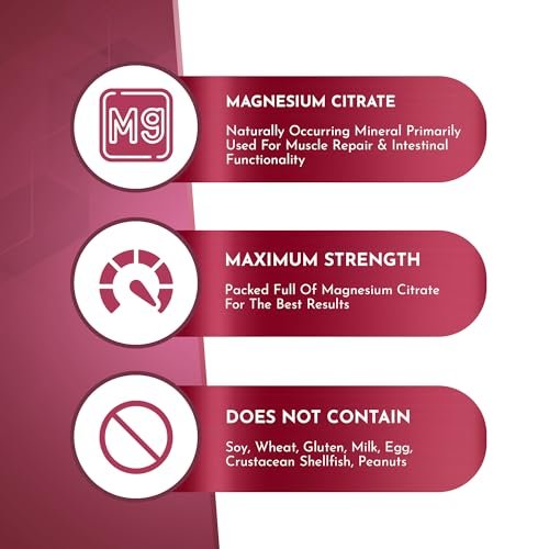 Atlantis Nutrition Magnesium Citrate Gummies – Magnesium Gummis – 90mg Magnesium (aus 770mg Magnesiumcitrat) | Unterstützt Muskelerholung, lindert Krämpfe, fördert Ruhe & besseren Schlaf | 60 Gummis