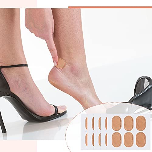 Nuanchu 60 Stück Ballenpflaster Selbstklebend – Fußballenpads, Hornhautpflaster, Blasenschutz für Damen und Herren (Hautfarbe, M)