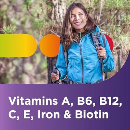 Centrum Multivitamin für Frauen – Multivitamin-/Mineralstoffpräparat mit Eisen, Vitamin D3, B-Vitaminen und Antioxidantien Vitamin C und E, glutenfrei, ohne Gentechnik – 65 Tabletten
