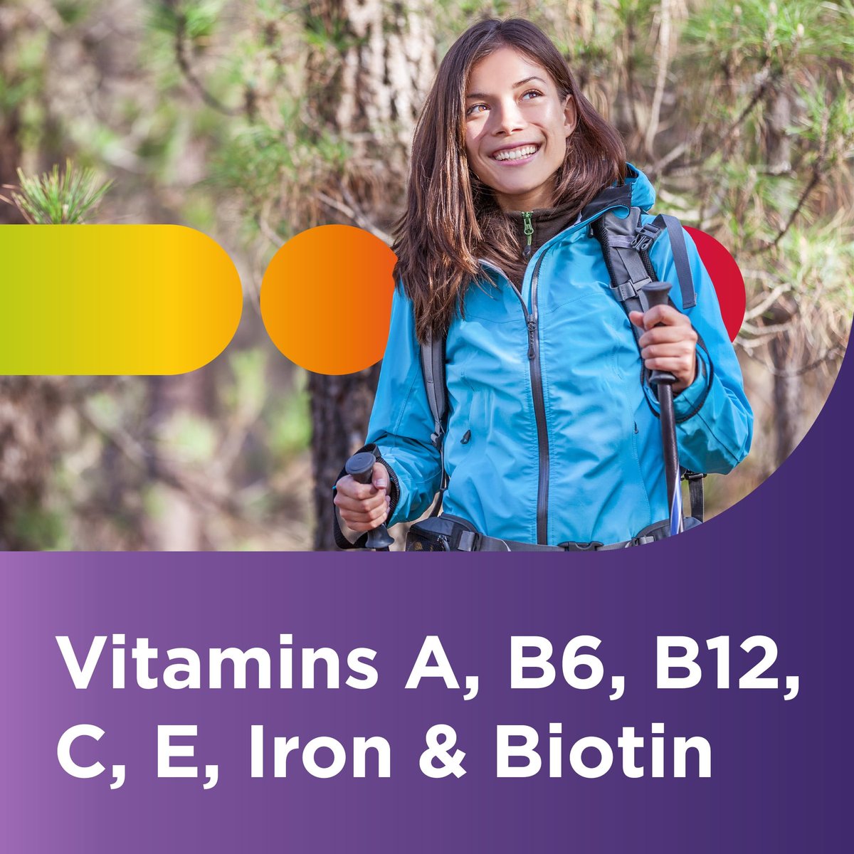 Centrum Multivitamin für Frauen – Multivitamin-/Mineralstoffpräparat mit Eisen, Vitamin D3, B-Vitaminen und Antioxidantien Vitamin C und E, glutenfrei, ohne Gentechnik – 65 Tabletten