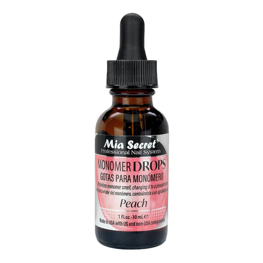 Mia Secret Monomer Drops – Pfirsichduft – 1 oz – Geruchsneutralisierer – Flüssiges Acryl