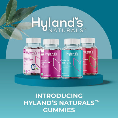 Hyland's Bio Holunderbeeren Plus Gummies für Kinder mit Zink und Vitamin C, Immununterstützung, 48 vegane Gummibärchen
