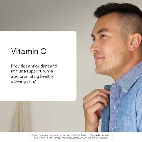 THORNE Vitamin C 1.000 mg – 60 Kapseln – Immunsystem & Kollagenbildung – Antioxidans – glutenfrei, laktosefrei, sojafrei – drittanbieterzertifiziert