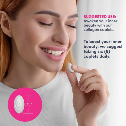 NeoCell Kollagen-Peptide-Tabletten | 180 Tabletten | mit Vitamin C und Biotin | Weidehaltung Rind | Für Haar, Haut & Nägel | Für Frauen und Männer