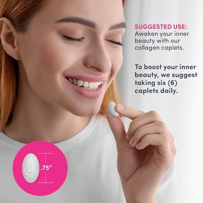 NeoCell Kollagen-Peptide-Tabletten | 180 Tabletten | mit Vitamin C und Biotin | Weidehaltung Rind | Für Haar, Haut & Nägel | Für Frauen und Männer
