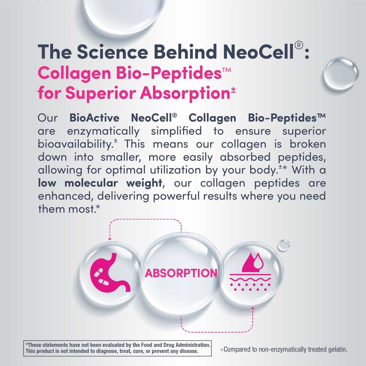 NeoCell Kollagen-Peptide-Tabletten | 180 Tabletten | mit Vitamin C und Biotin | Weidehaltung Rind | Für Haar, Haut & Nägel | Für Frauen und Männer