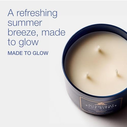 Bath & Body Works Midnight Blue Citrus 3-Docht-Kerze – Duftkerze für Zuhause – langanhaltender, raumfüllender Duft – hohe Duftölkonzentration – Sojawachsmischung