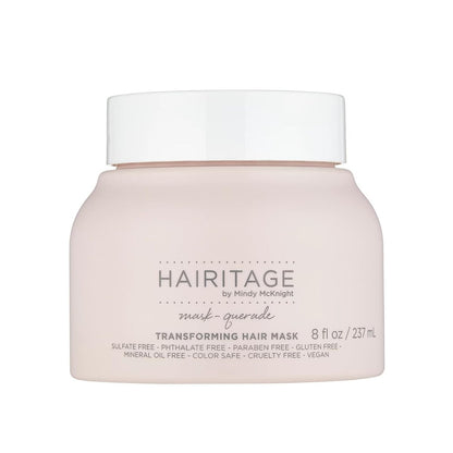 Hairitage Hydrating Argan Oil Tiefenpflegende Haarmaske für trockenes, geschädigtes, lockiges, coloriertes und frizziges Haar – Feuchtigkeitsspendende Haarkur mit Sheabutter, Aloe & Sojaprotein – Für Geschmeidigkeit & Glanz