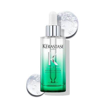 KÉRASTASE Specifique Potentialiste Haar- und Kopfhaut Serum – Universelles Schutzserum für die Kopfhaut mit Vitamin C, sulfatfrei, für normale, trockene, empfindliche oder fettige Kopfhaut, 90 ml