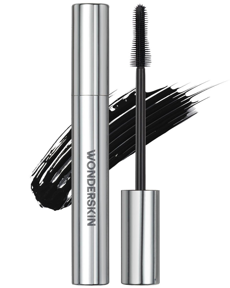 Wonderskin Mascara – Schwarze Mascara für Volumen, Länge und Schwung – verlängernde, volumenverstärkende & wischfeste Wimperntusche