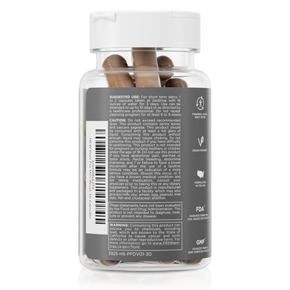 Pure for Men Detox Supplement, Reset | Fördert die Verdauungs- und Darmgesundheit, hilft bei der Entfernung von Giftstoffen und unterstützt das Immunsystem, Darmreinigung | 30 Kapseln