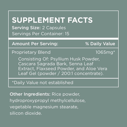 Pure for Men Detox Supplement, Reset | Fördert die Verdauungs- und Darmgesundheit, hilft bei der Entfernung von Giftstoffen und unterstützt das Immunsystem, Darmreinigung | 30 Kapseln