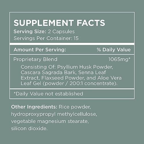 Pure for Men Detox Supplement, Reset | Fördert die Verdauungs- und Darmgesundheit, hilft bei der Entfernung von Giftstoffen und unterstützt das Immunsystem, Darmreinigung | 30 Kapseln