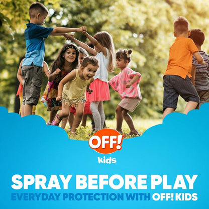 OFF! Kids Mücken- und Zeckenspray, botanisch inspiriert, sicher für Kinder, 118 ml