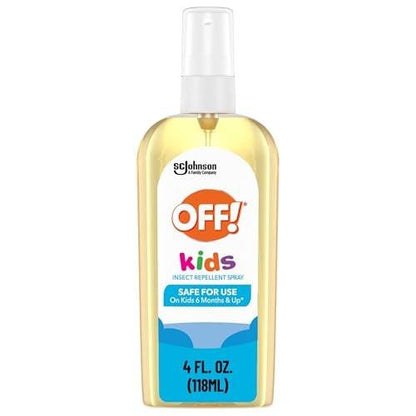 OFF! Kids Mücken- und Zeckenspray, botanisch inspiriert, sicher für Kinder, 118 ml