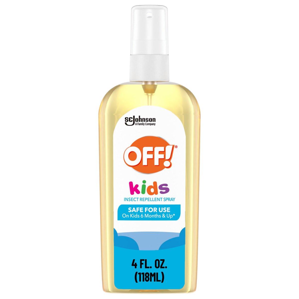 OFF! Kids Mücken- und Zeckenspray, botanisch inspiriert, sicher für Kinder, 118 ml